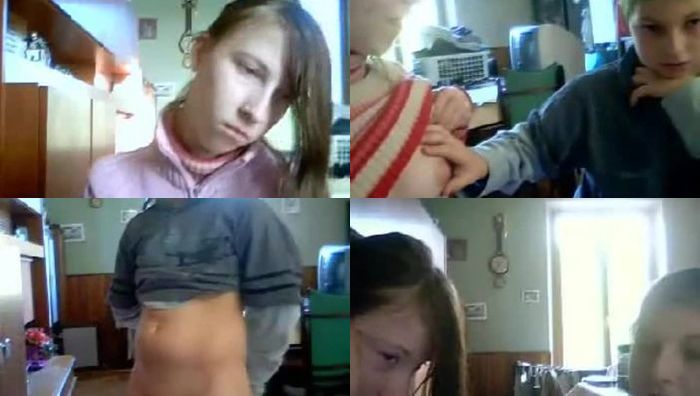 【欧美】姐姐带弟弟裸聊