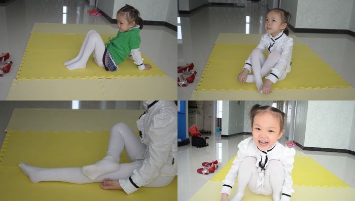 舞蹈白丝萝莉足交032